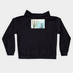 Jimin Spring Day BTS Watercolor Painting Kids Hoodie